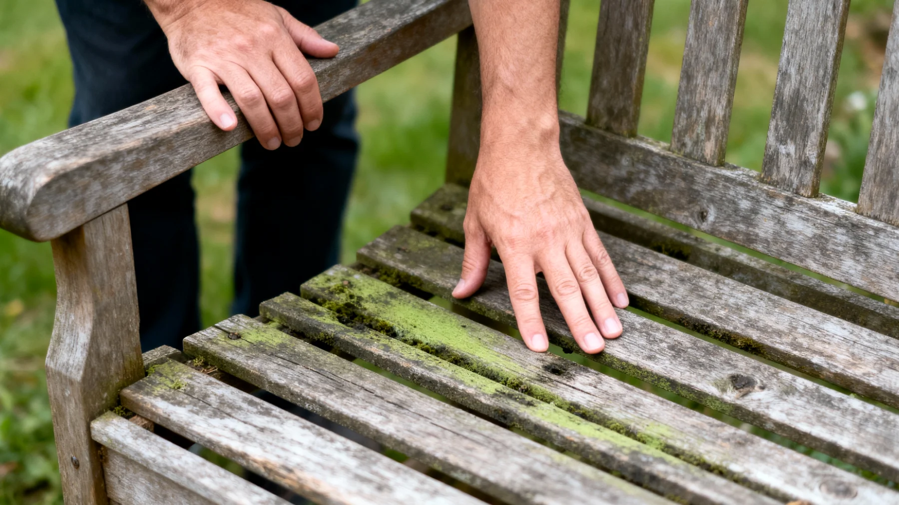 Panchina da esterno"