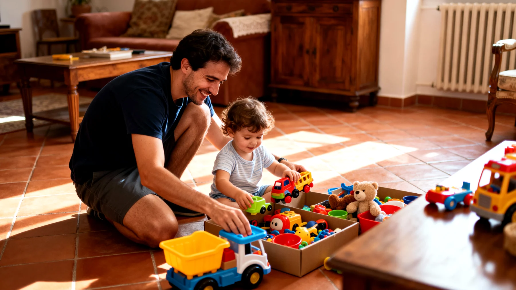 I genitori faticano a coinvolgere i bambini nelle attività quotidiane come riordinare i giochi, apparecchiare la tavola o preparare lo zaino, ottenendo spesso rifiuti, lamentele o comportamenti passivi che generano frustrazione e tensione in famiglia."