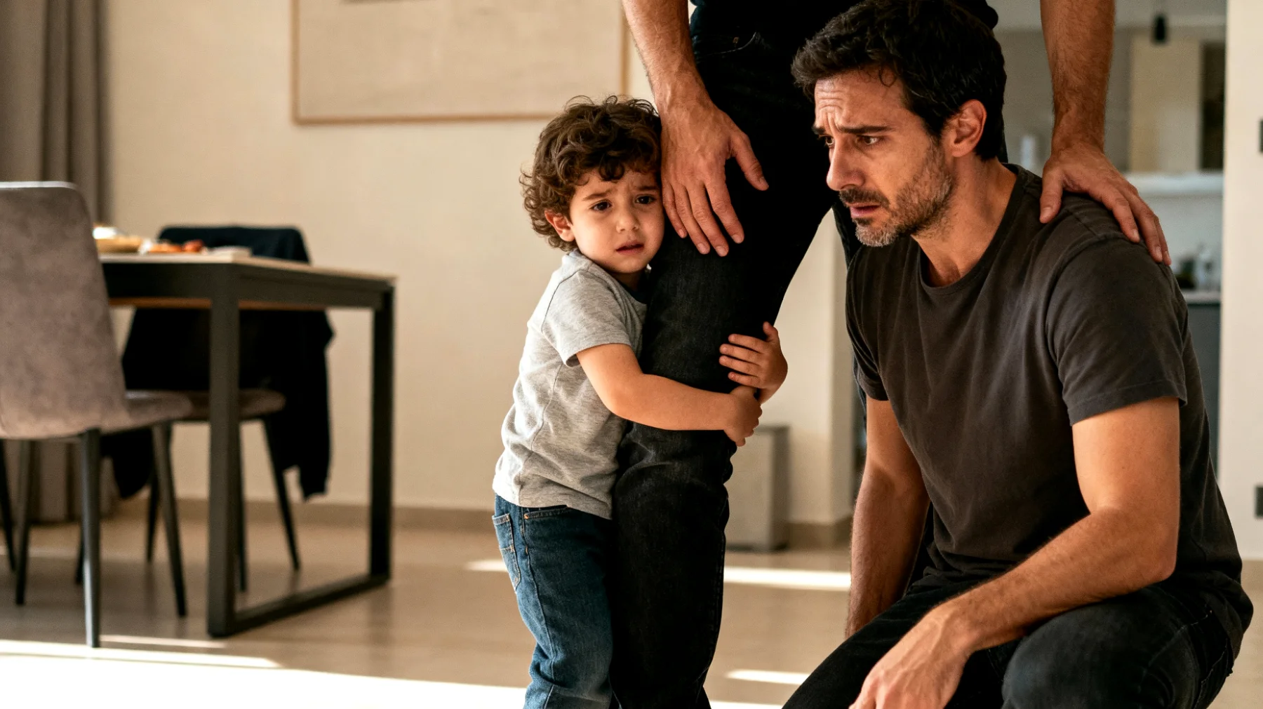 I genitori hanno difficoltà a gestire la dipendenza eccessiva dei loro bambini, che mostrano ansia da separazione, richiedono costante attenzione e faticano a sviluppare autonomia nelle attività quotidiane appropriate alla loro età "