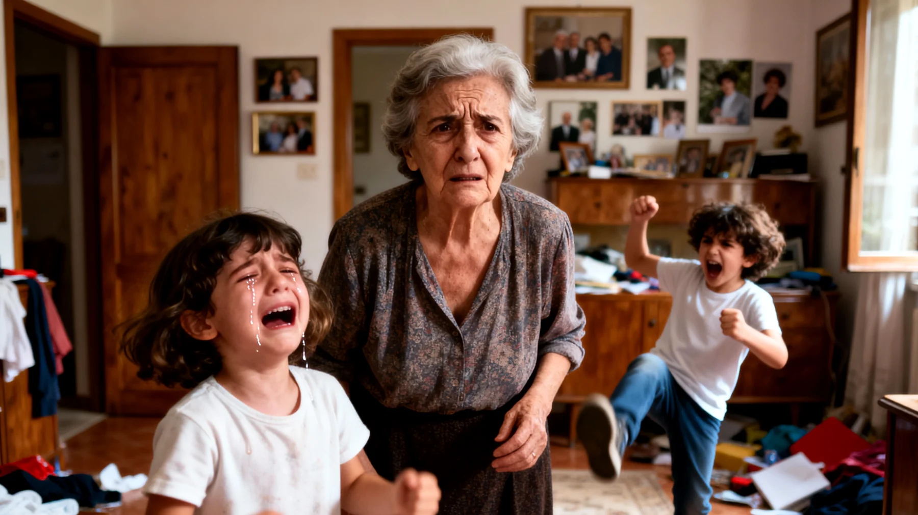 Nonna che fatica a gestire le crisi emotive dei nipoti bambini (pianto inconsolabile, capricci, scoppi di rabbia improvvisi) e si sente inadeguata nel calmarli o rassicurarli"